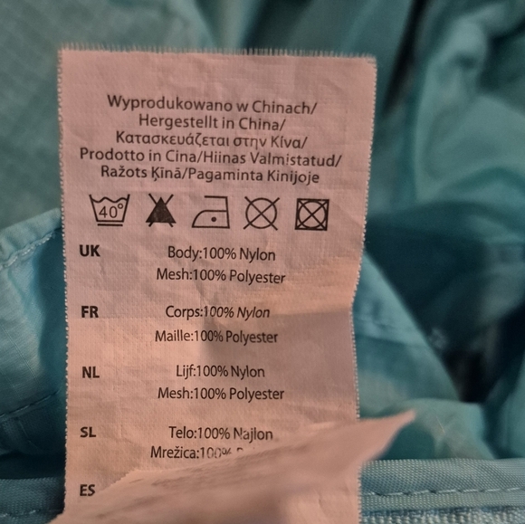 Karrimor Run X Lite women's size 12 light weight running jacket, teal VGUC - Picture 13 of 13